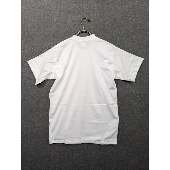 Vintage Graphic T-Shirt Mens XL Single Stitch 90's Funny Saying Cotton White - Picture 7 of 9